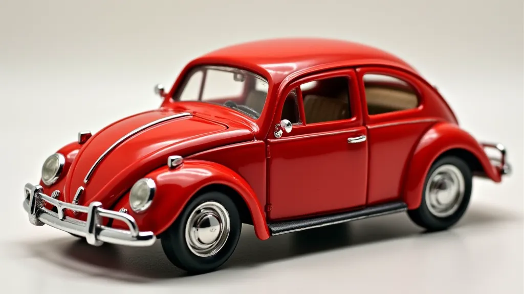 1967 Matchbox Volkswagen Beetle in Poppy Red