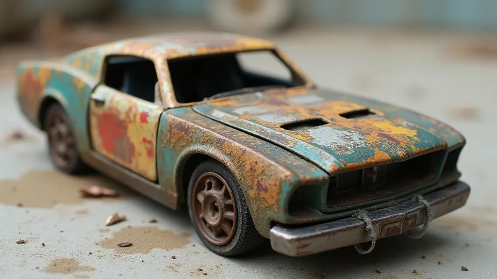 Poor condition Matchbox car