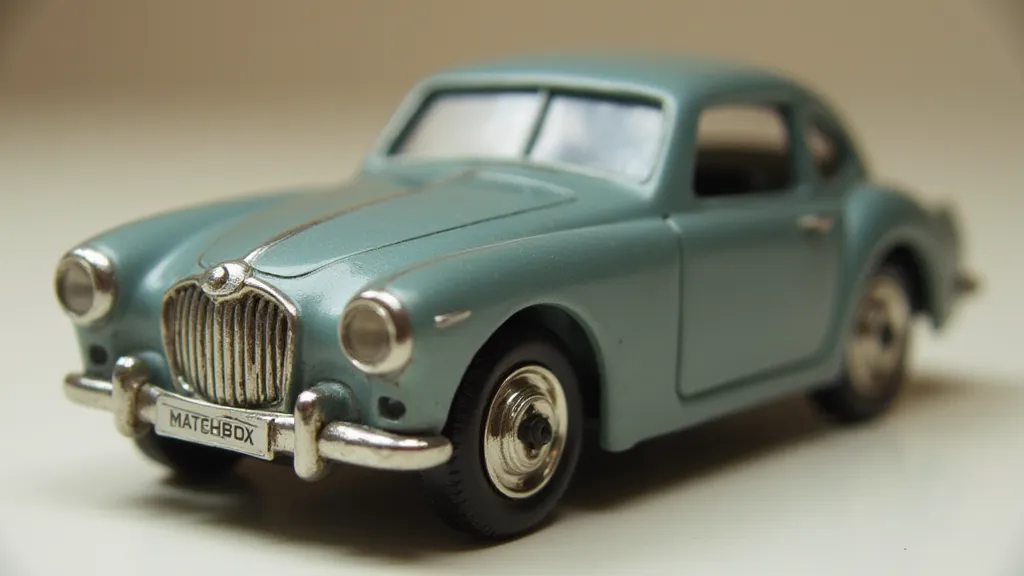 1957 Matchbox MG Magnette Model Car