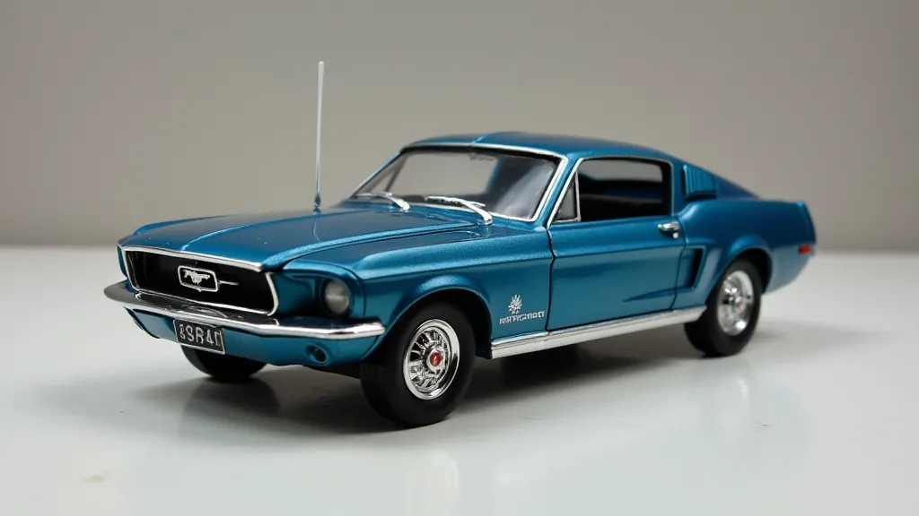 1967 Blue Matchbox Ford Mustang