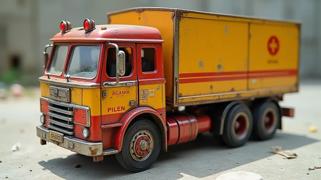 Pilen Matchbox Scania Truck