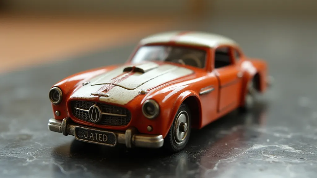 Example of a Matchbox car that has been repainted.
