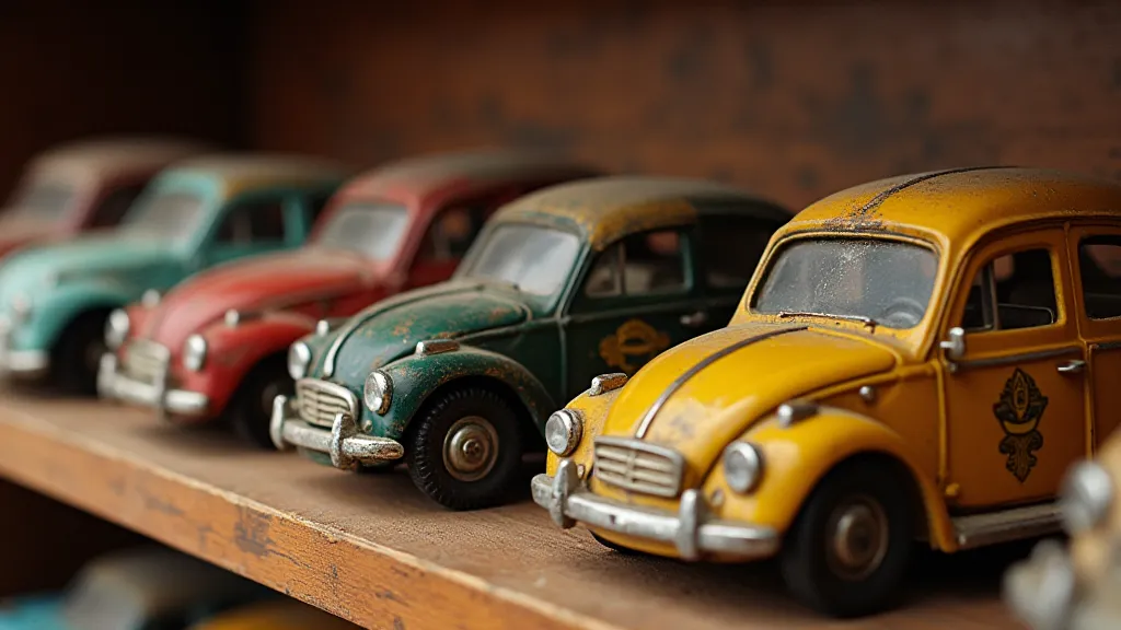 Collection of restored Matchbox cars