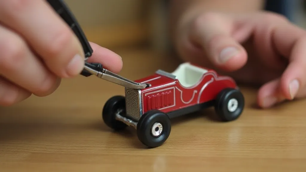 Straightening a bent axle